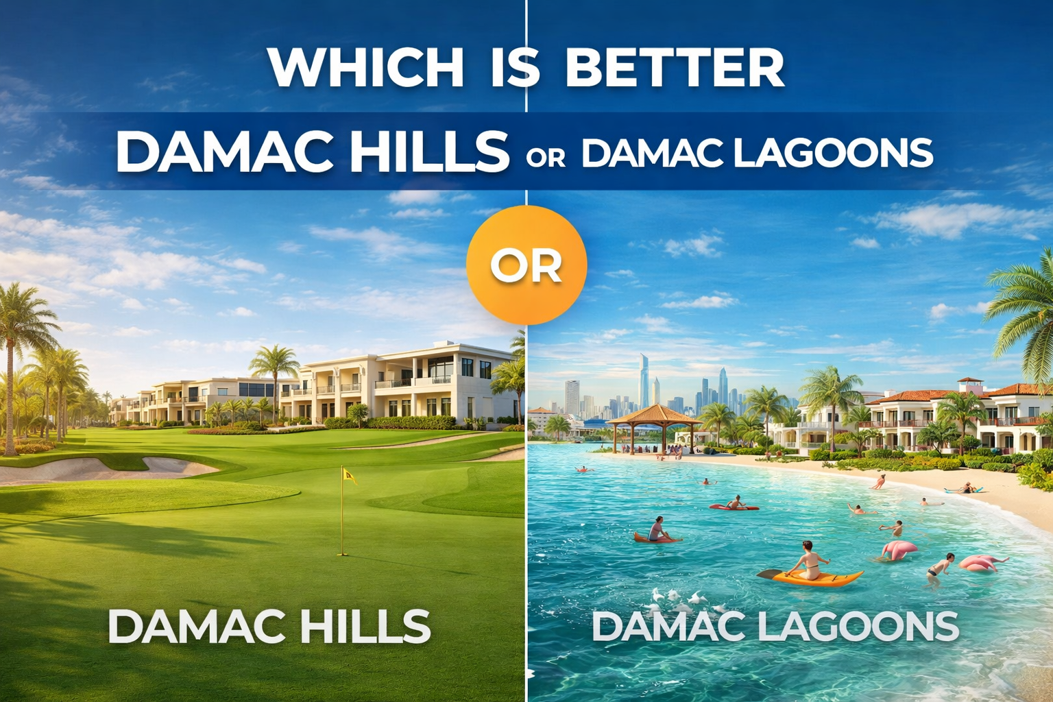 Which is better DAMAC HILLS OR DAMAC LAGOONS